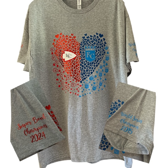 Extra large Royals Chiefs Super Bowl t-shirts - Picture 2 of 2
